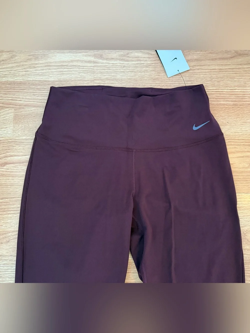 Nike Zenvy Women’s L Full Length (flare) Legging - dark plum color - NWT